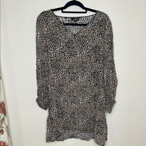 Tolani Leopard Print Swim Coverup